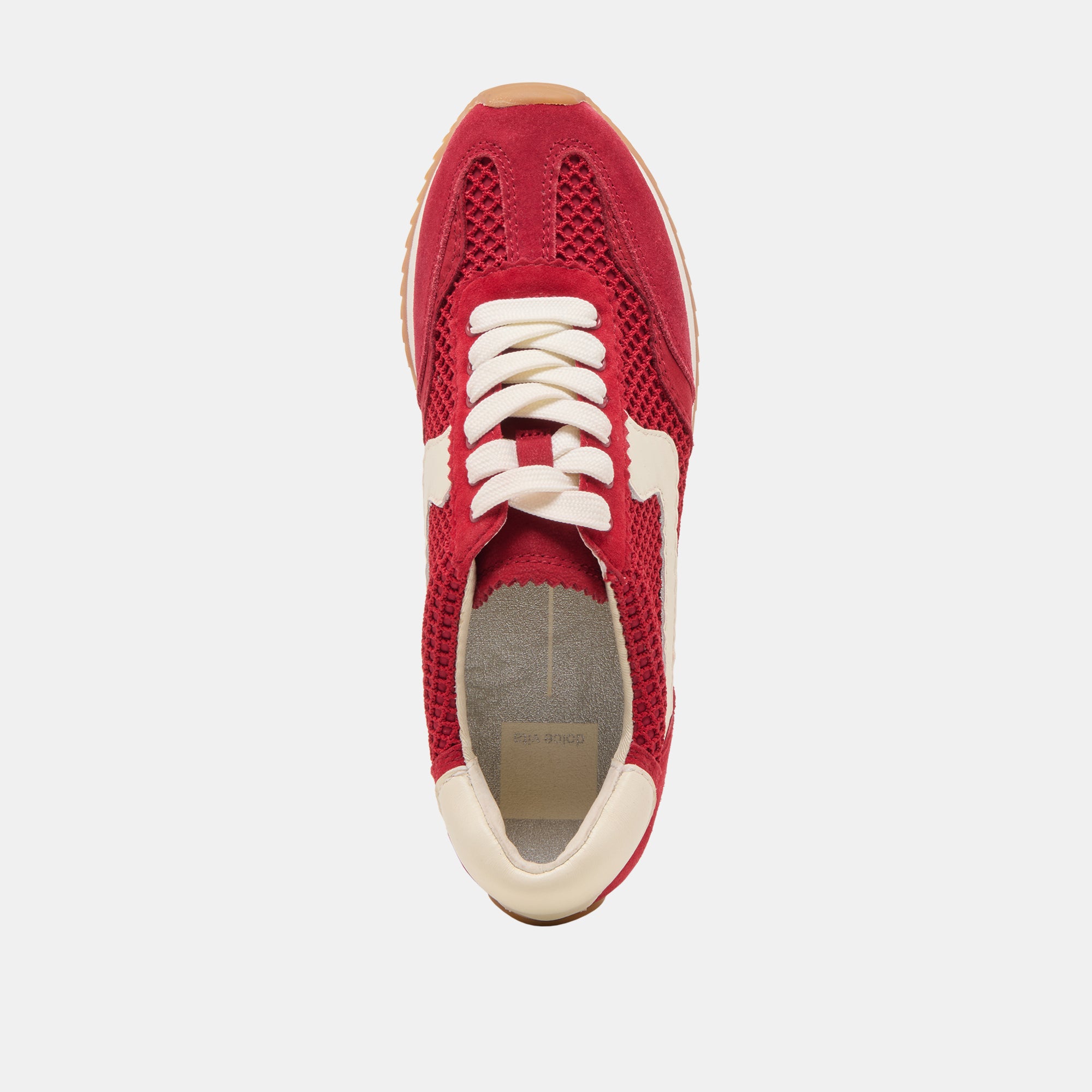 B.NTCD MESH SNEAKERS CRIMSON WOVEN MESH