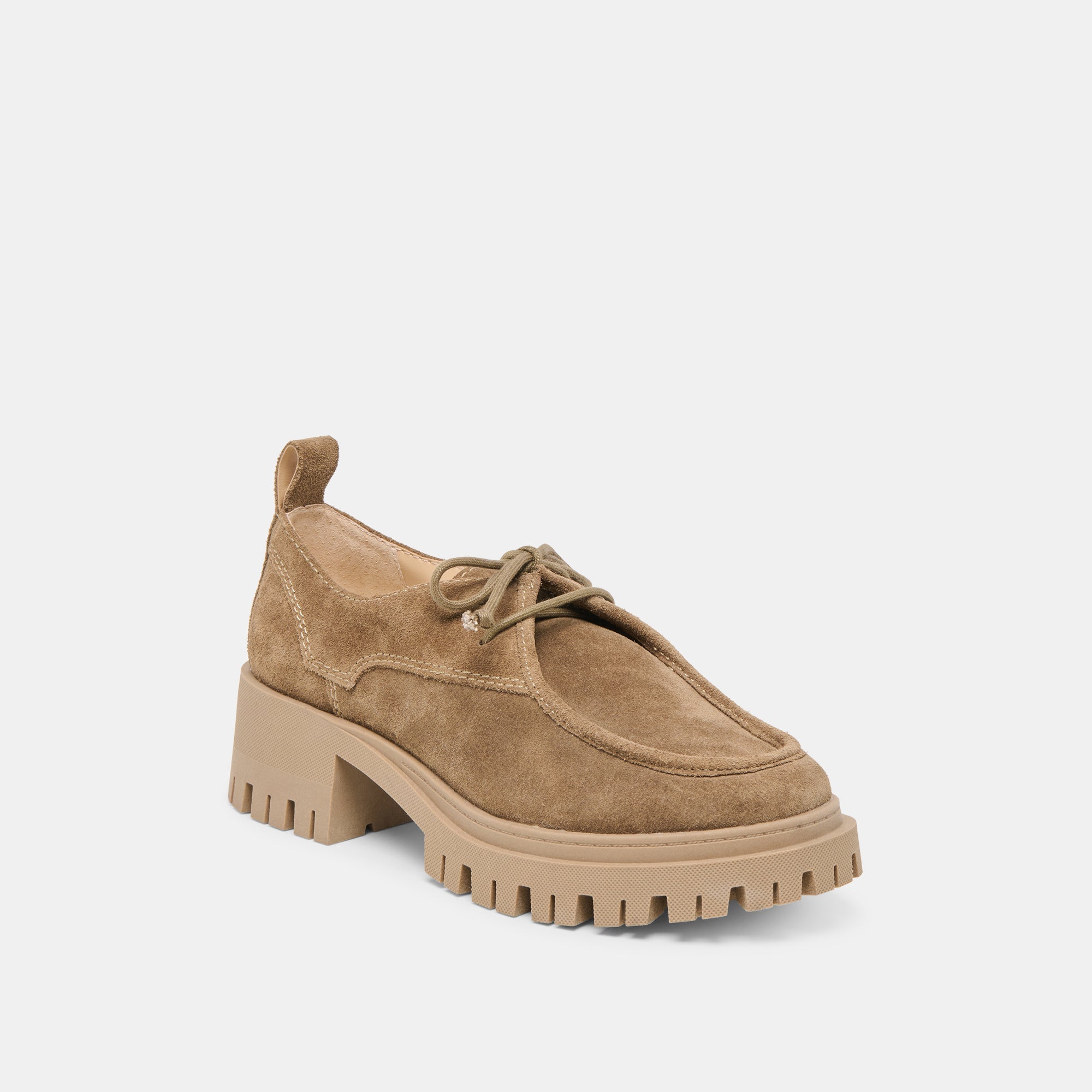 MILZA LOAFERS OLIVE SUEDE