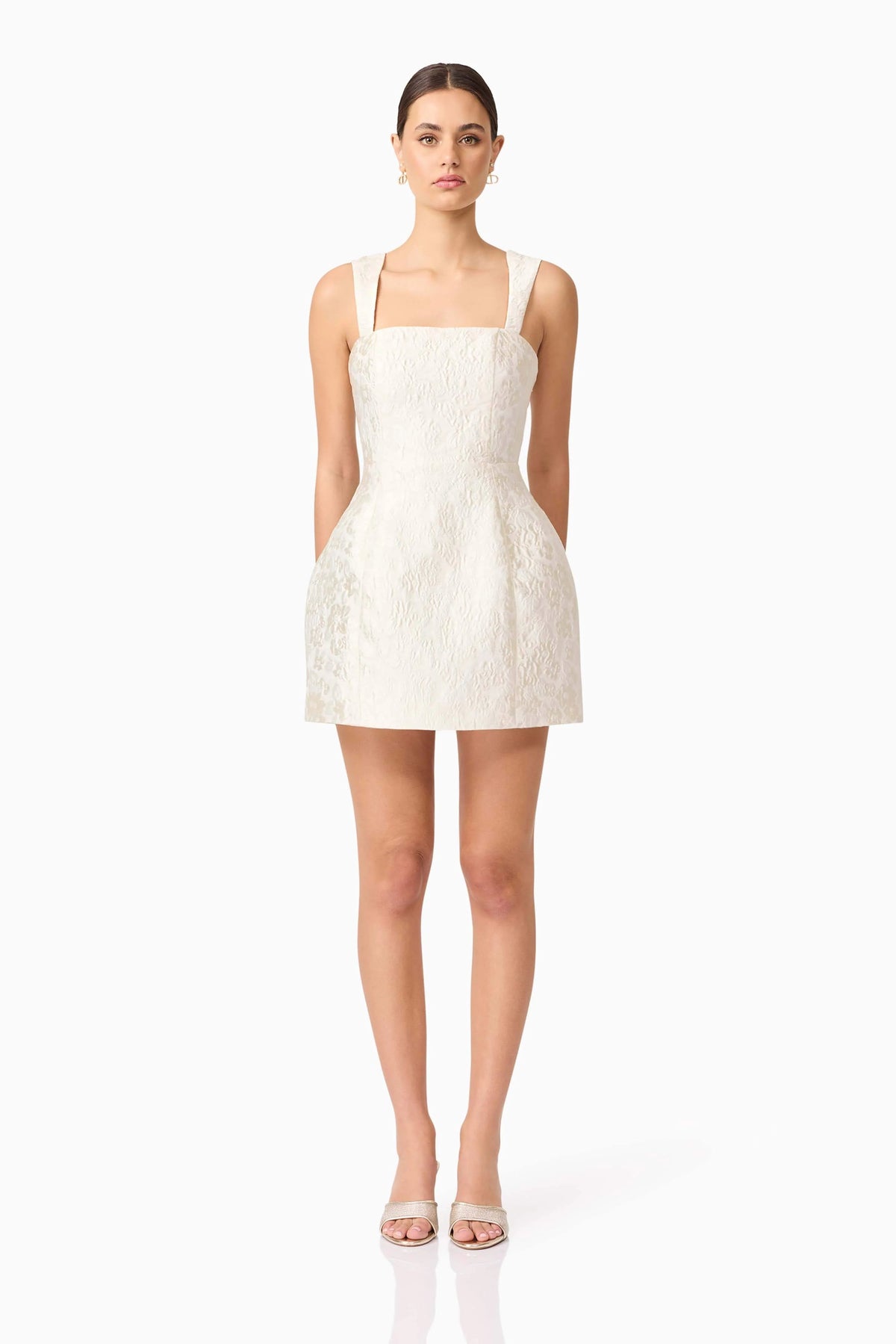 Galadirel Mini Dress in White