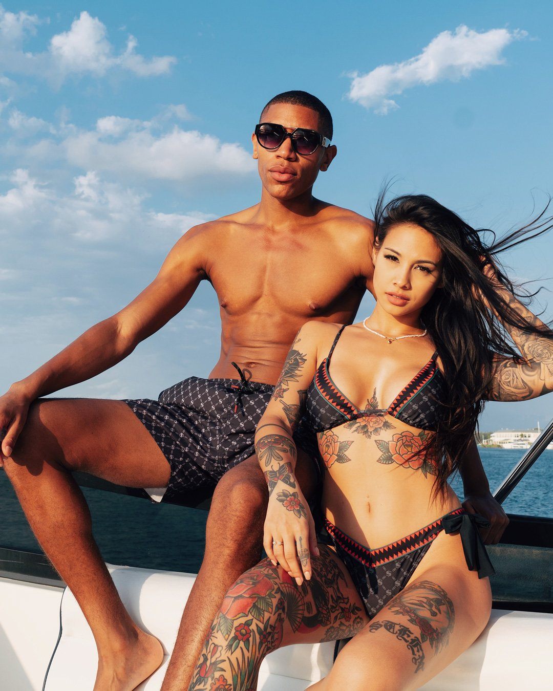 MIDNIGHT MONEY PATTERN BIKINI