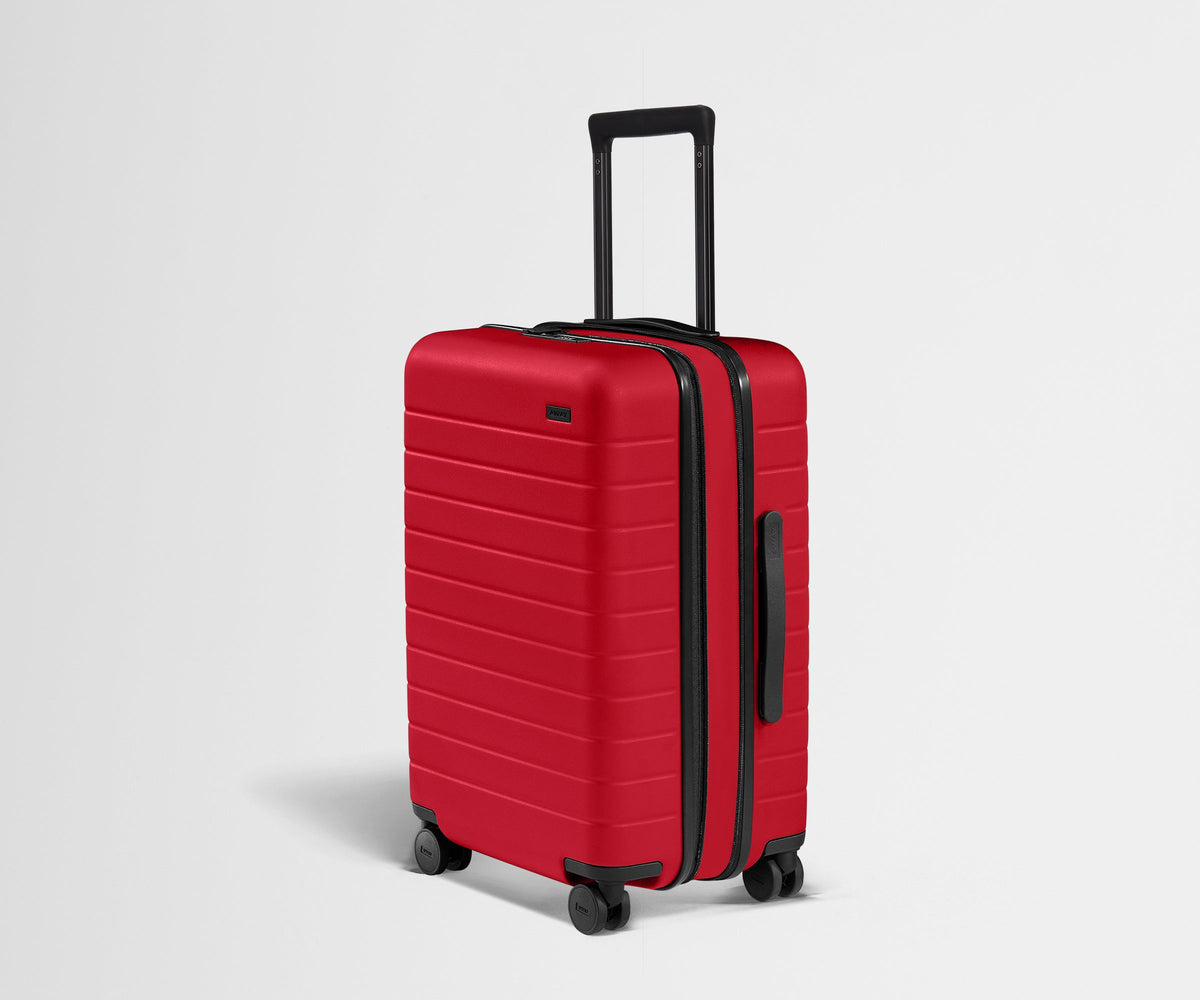 The Bigger Carry-On Flex in Cherry Red