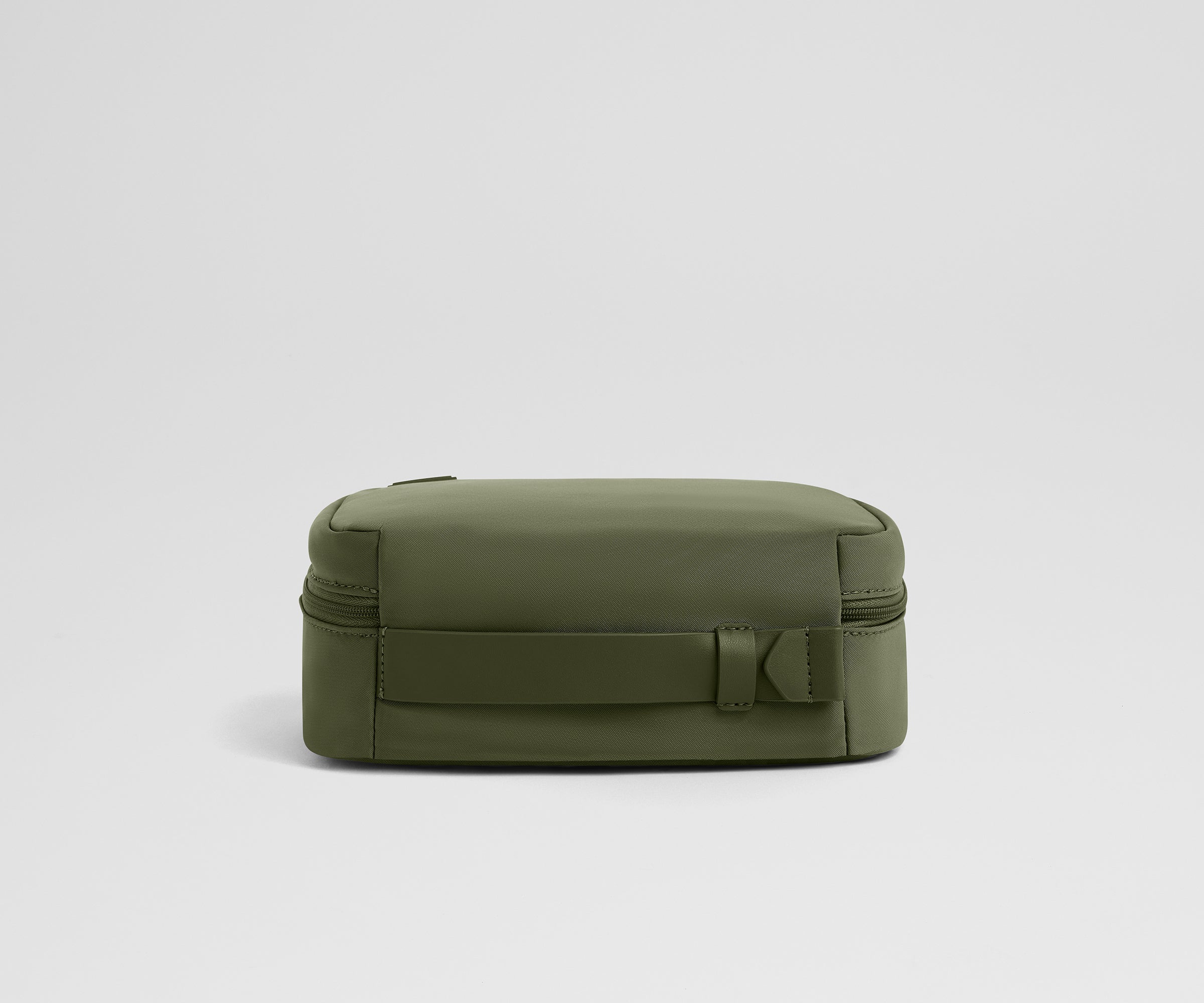 Small Toiletry Bag in Olive Green