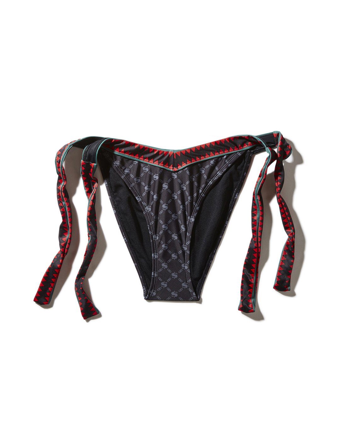 MIDNIGHT MONEY PATTERN BIKINI BOTTOM
