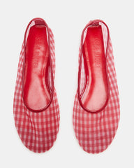 MEADOW RED GINGHAM