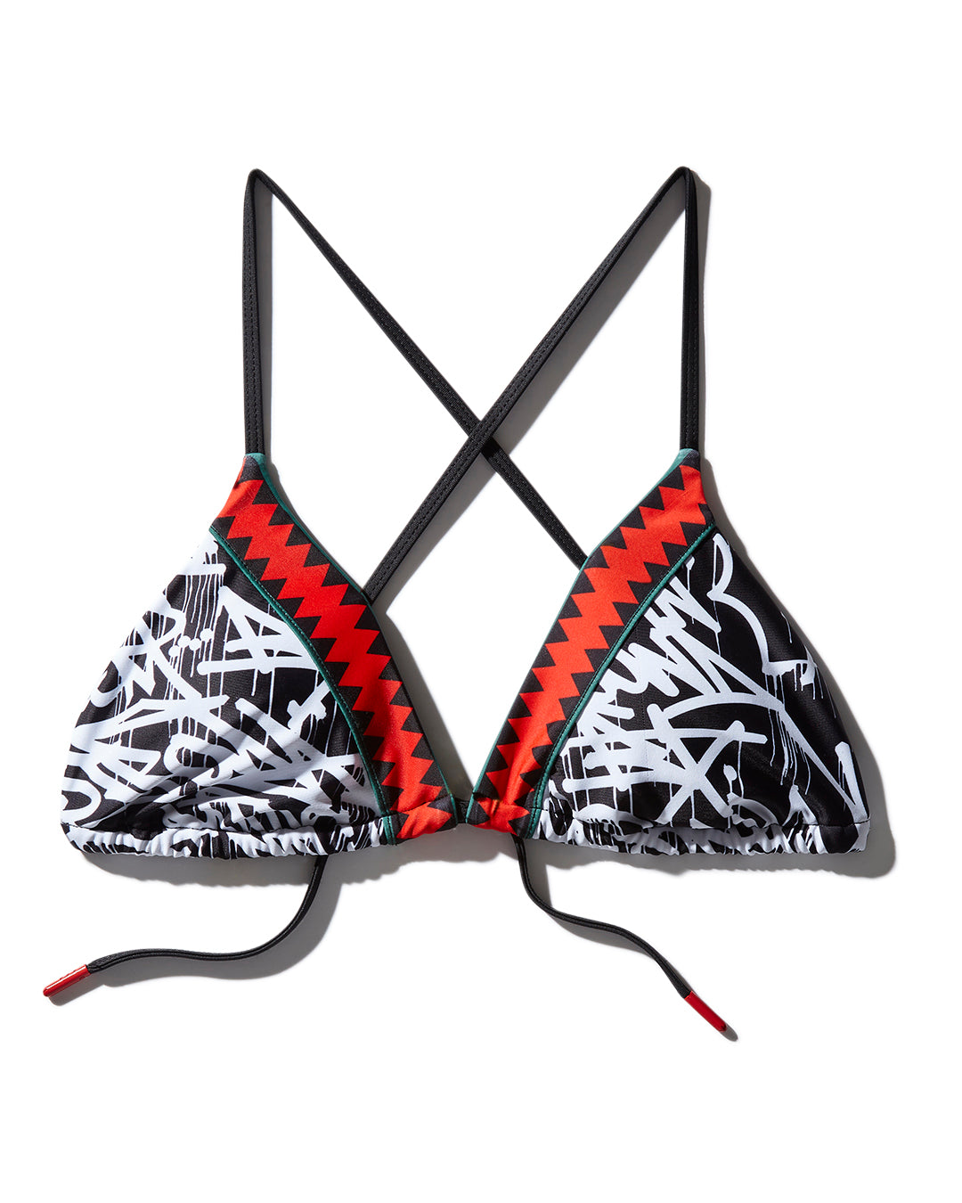 SCRIBBLE BIKINI TOP