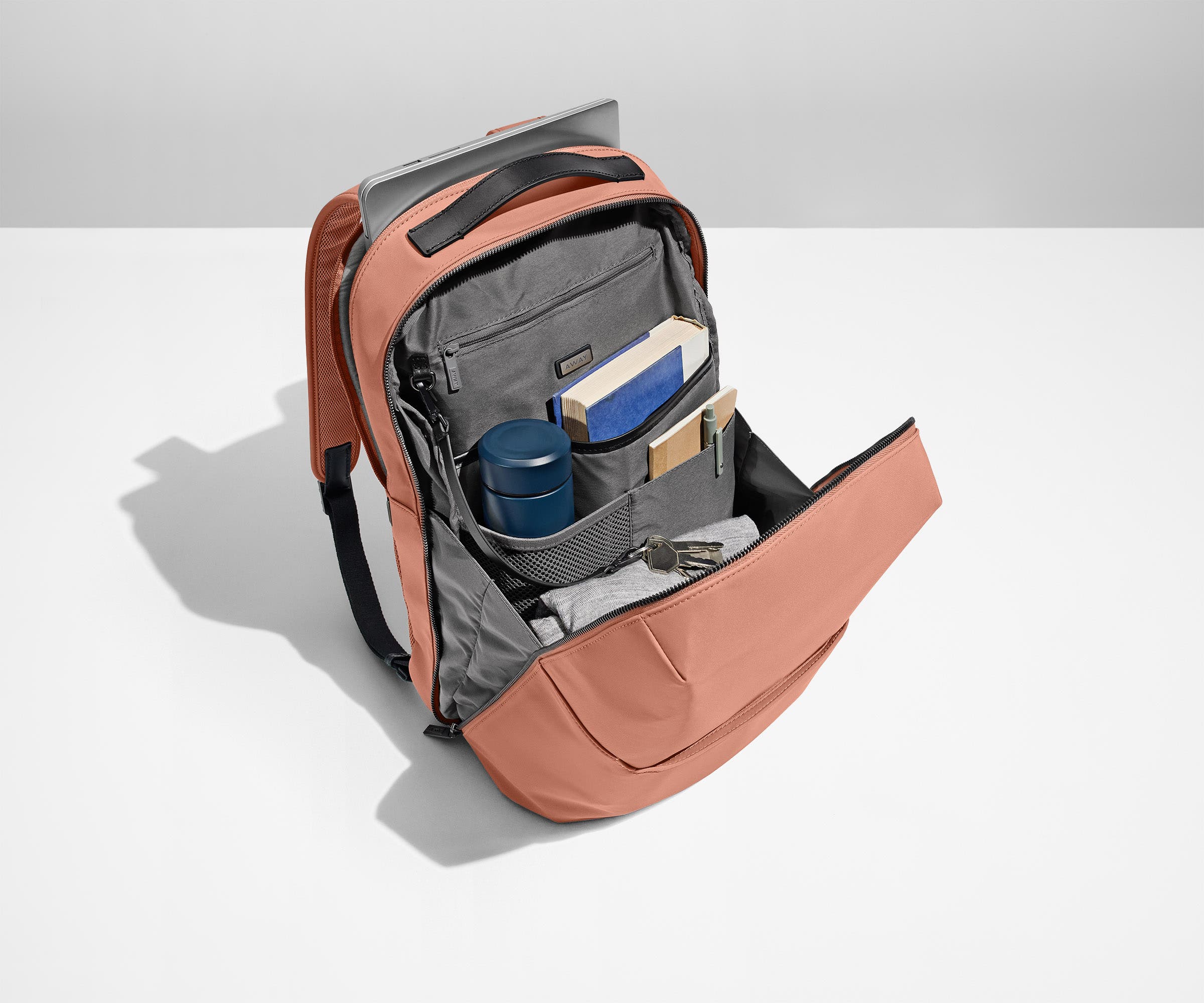 The Everywhere Zip Backpack in Clay Pink