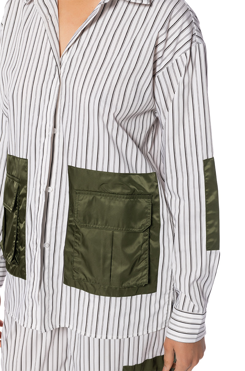 CALLIE BUTTONDOWN TOP