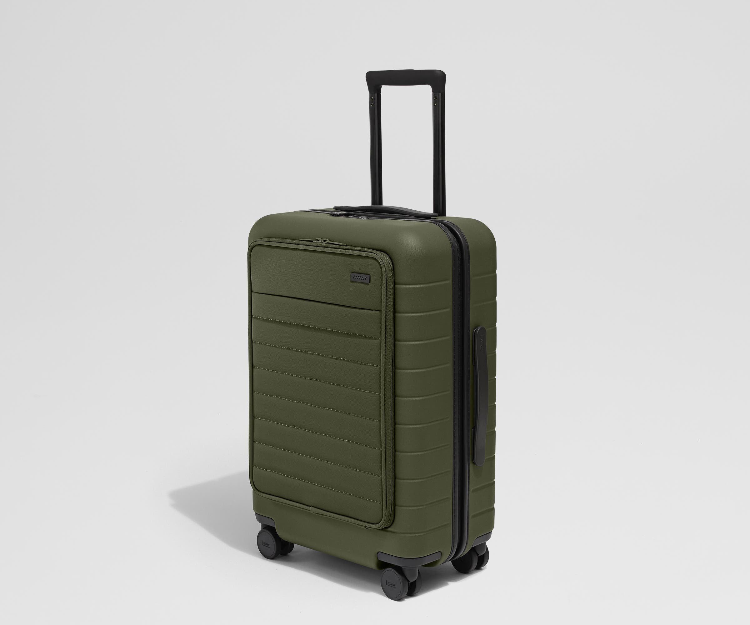 The Executive Bigger Carry-On in Olive Green