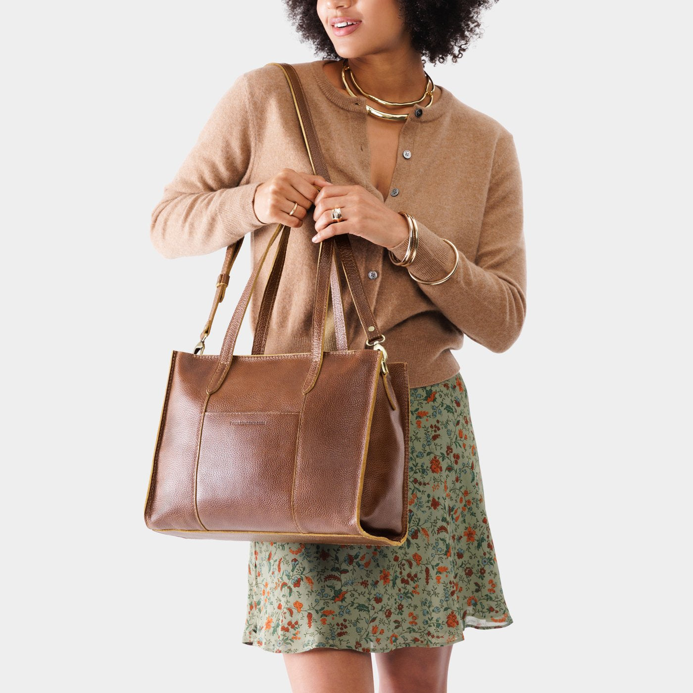 Almost Perfect' Large Lola Zipper Crossbody Tote