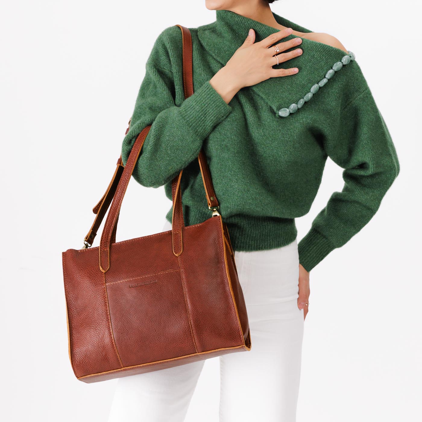 Almost Perfect' Large Lola Zipper Crossbody Tote