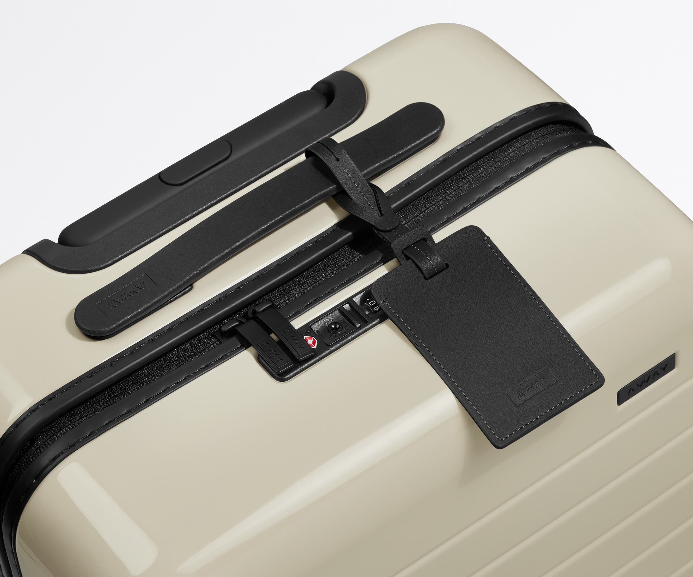 The Bigger Carry-On in Salt White (Gloss)