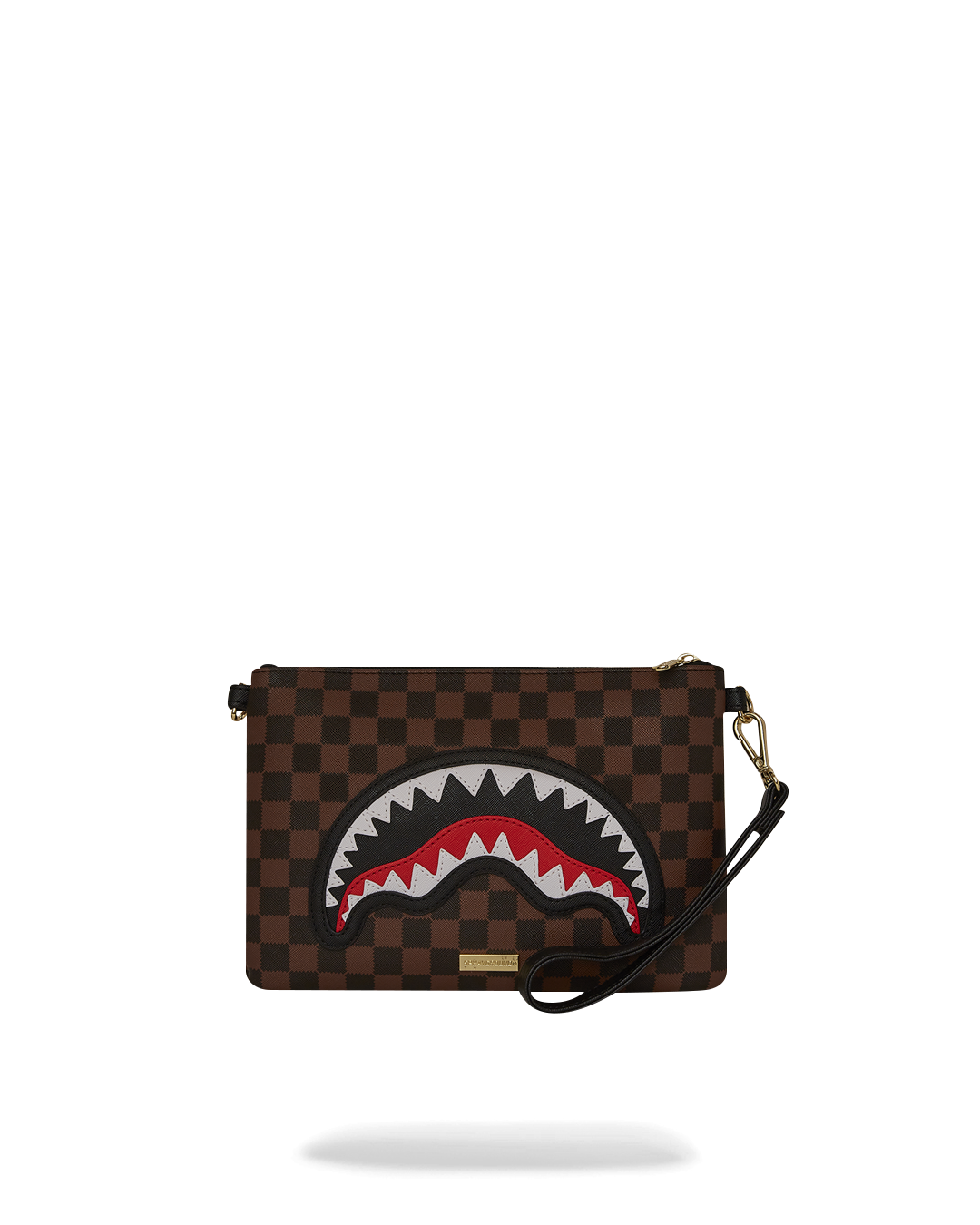 SAWTOOTH SHARKS IN PARIS CROSSOVER CLUTCH