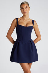 Janiyah Mini Dress - Navy Dress Babyboo Fashion Premium Exclusive Design