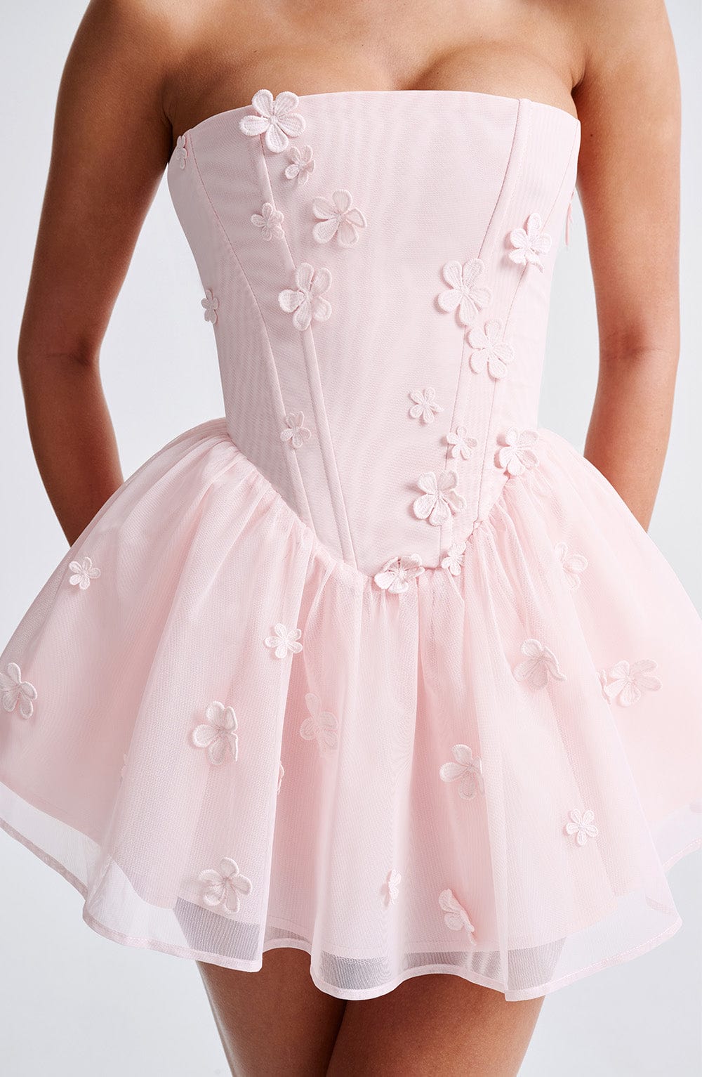 Justina Playsuit - Blush Playsuit Babyboo Fashion Premium Exclusive Design