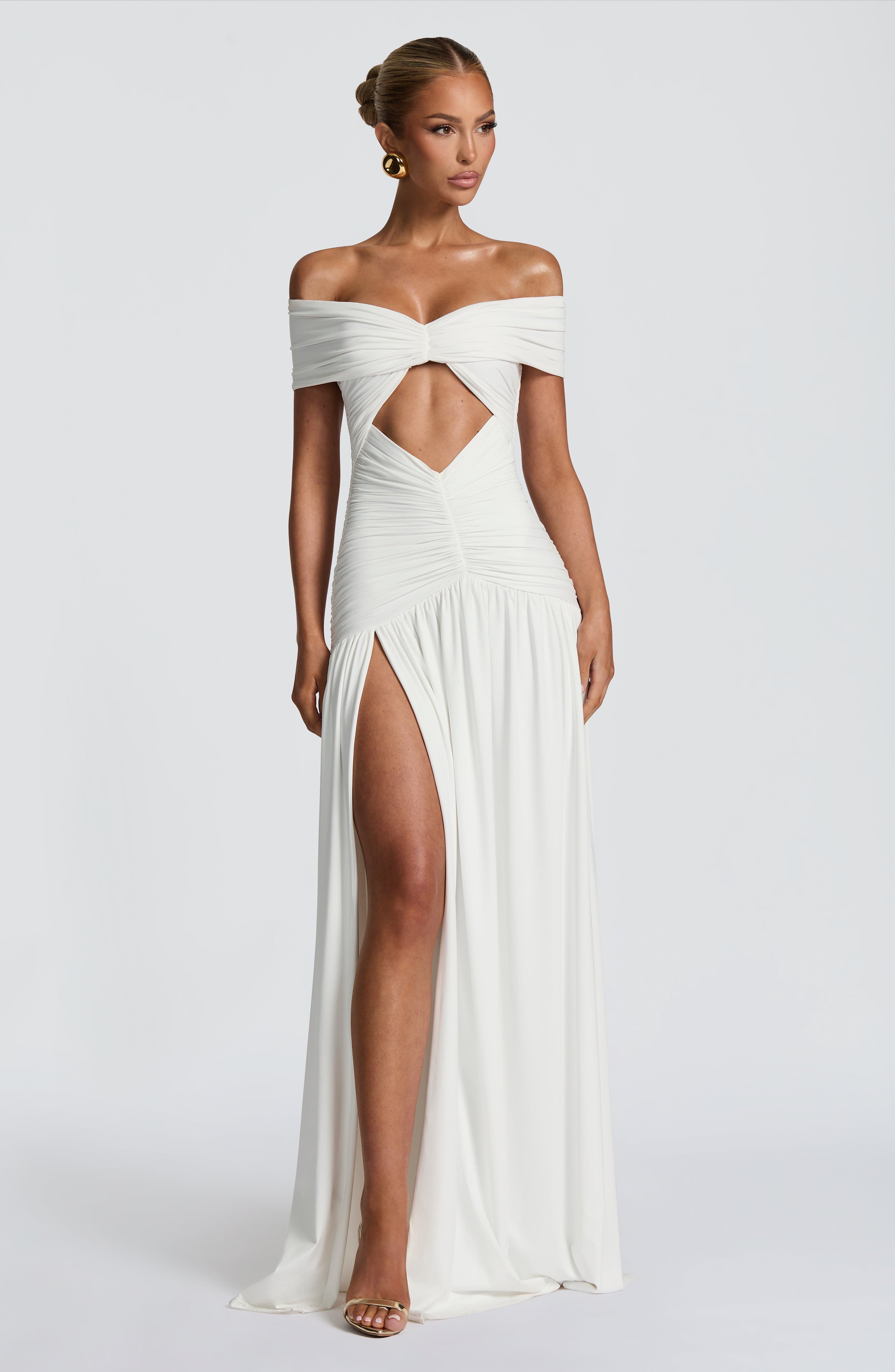 Kathryn Maxi Dress - White Dress Babyboo Fashion Premium Exclusive Design