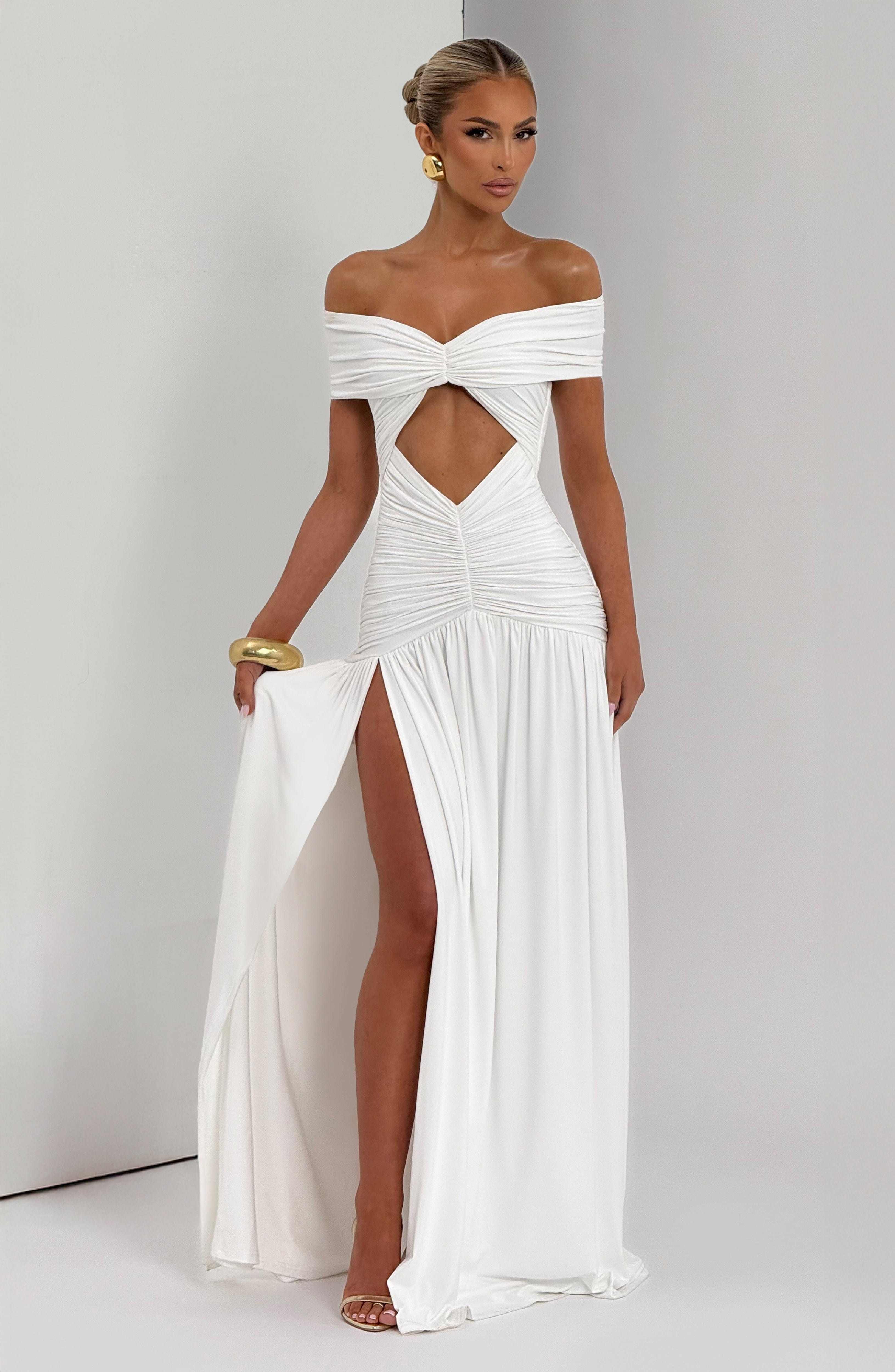 Kathryn Maxi Dress - White Dress Babyboo Fashion Premium Exclusive Design