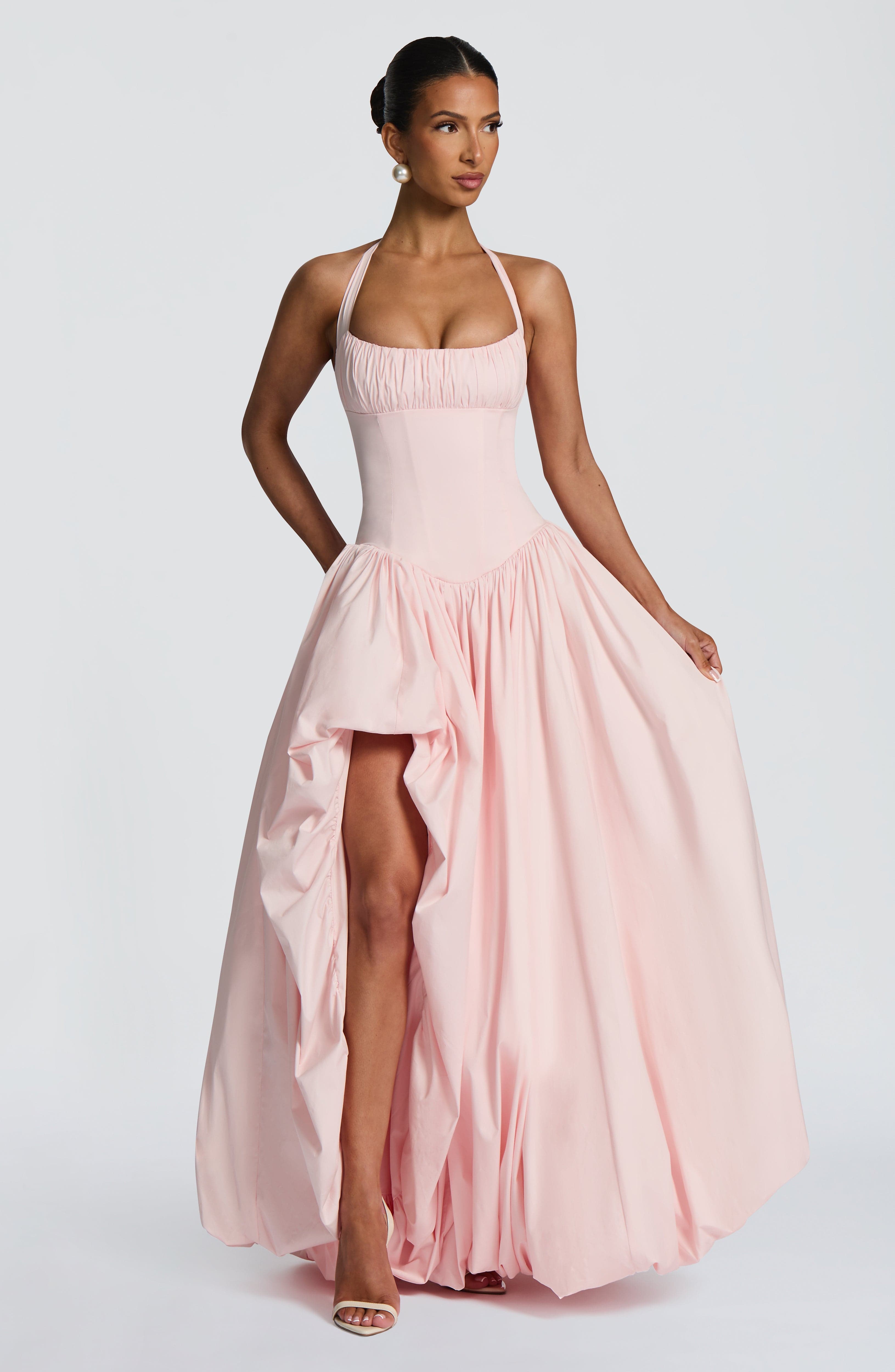 Keira Maxi Dress - Blush Dress Babyboo Fashion Premium Exclusive Design
