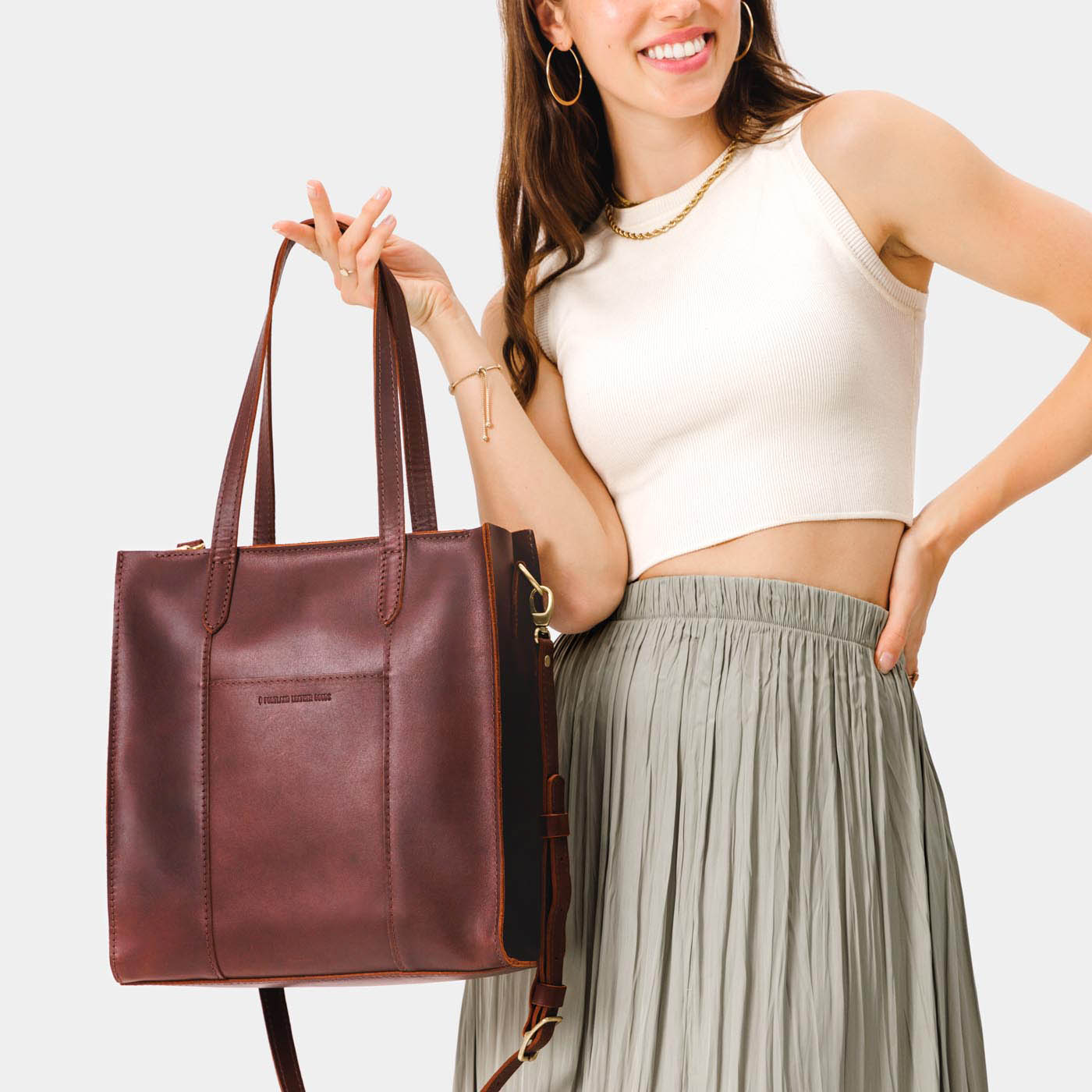 Almost Perfect' Large Lola Zipper Crossbody Tote