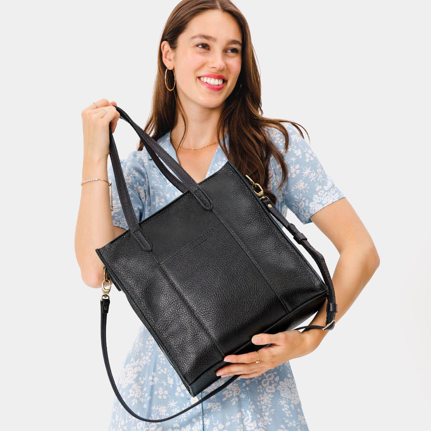 Almost Perfect' Large Lola Zipper Crossbody Tote