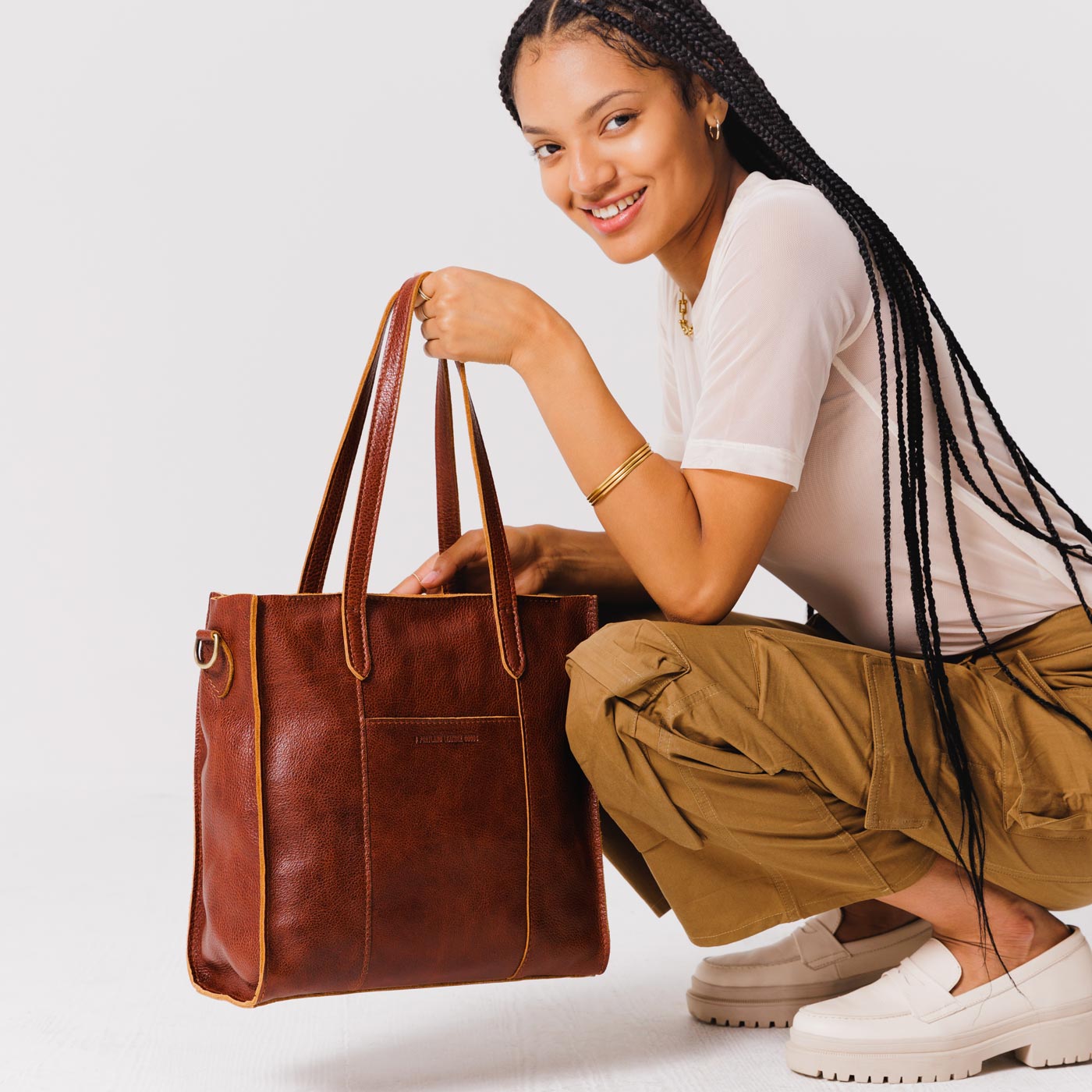Almost Perfect' Large Lola Zipper Crossbody Tote