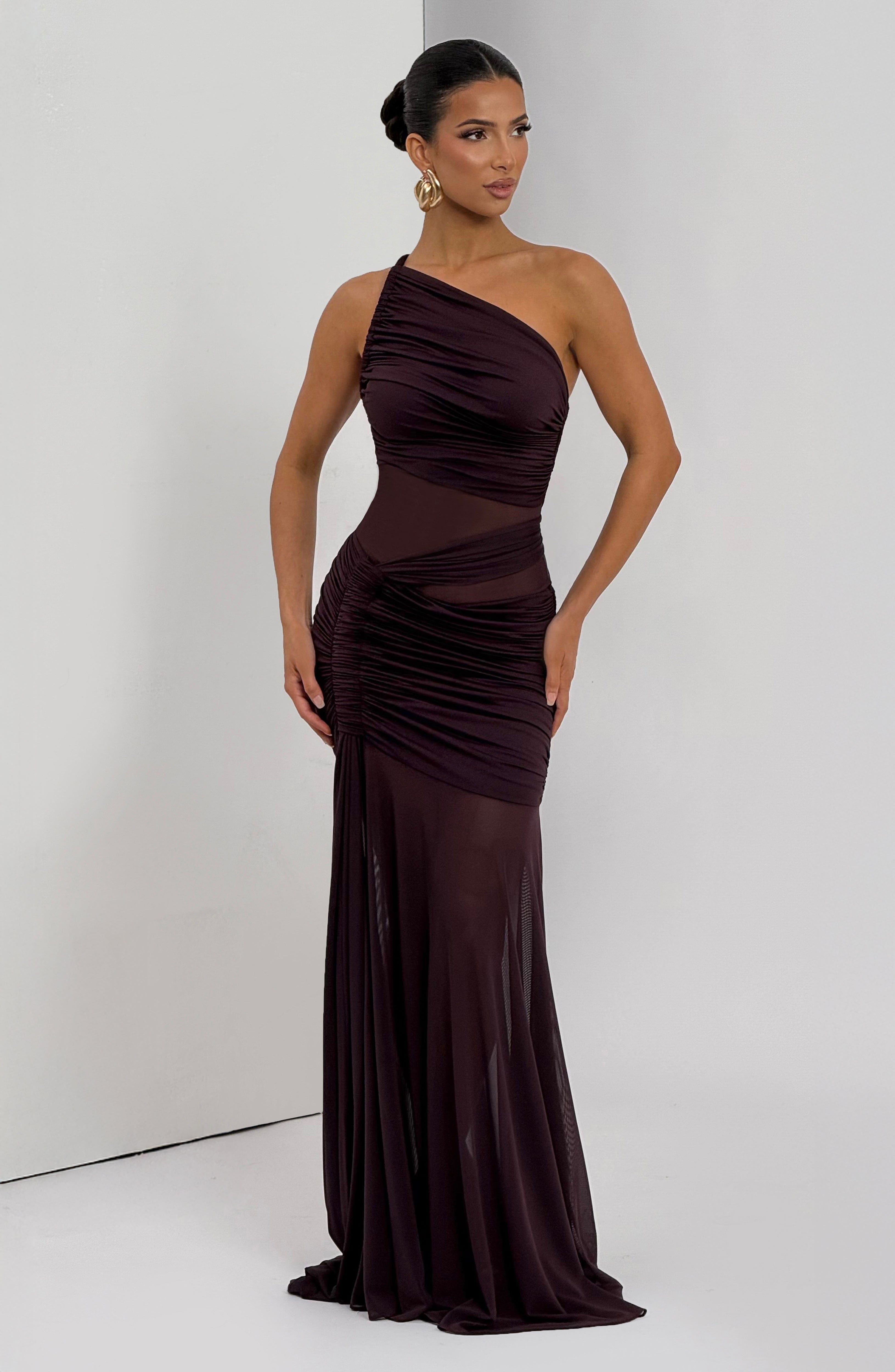 Marianne Maxi Dress - Plum Dress Babyboo Fashion Premium Exclusive Design