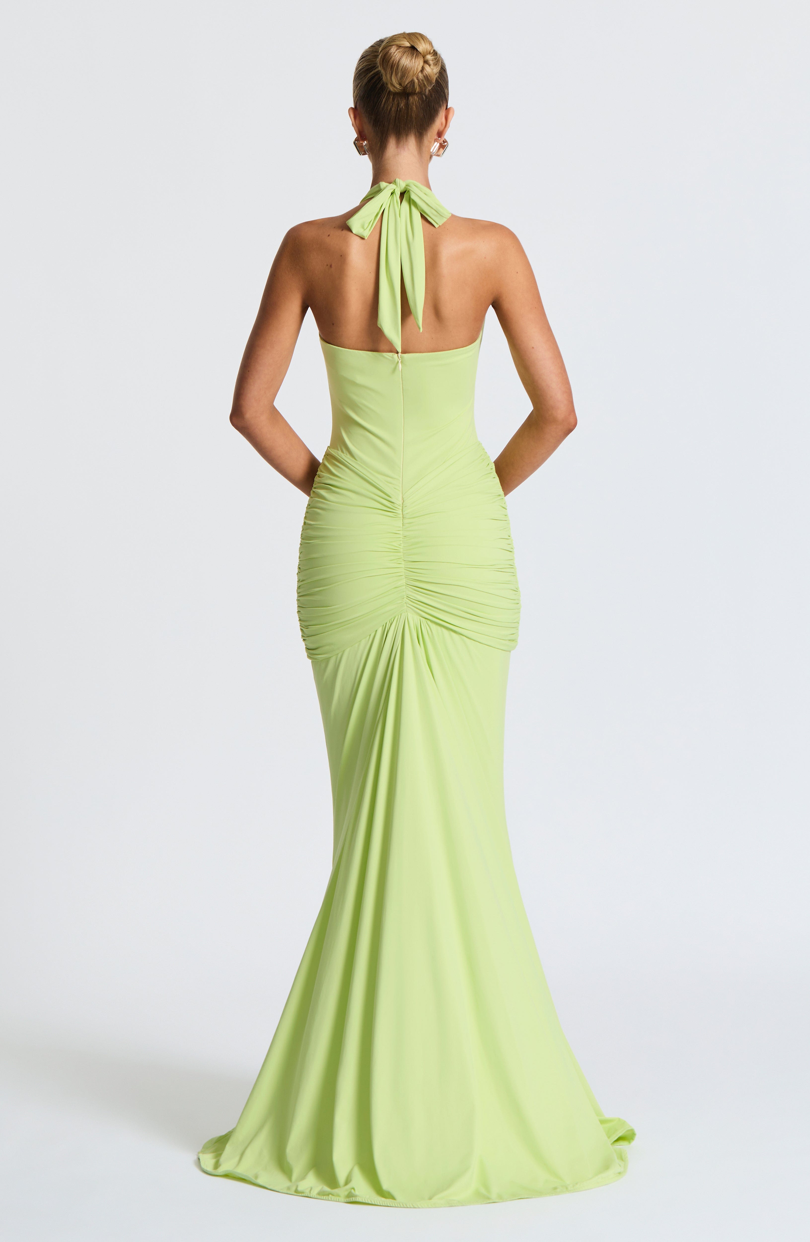 Rosetta Maxi Dress - Lime Dress Babyboo Fashion Premium Exclusive Design