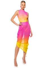 SUNRISE OMBRE MESH BODYSUIT