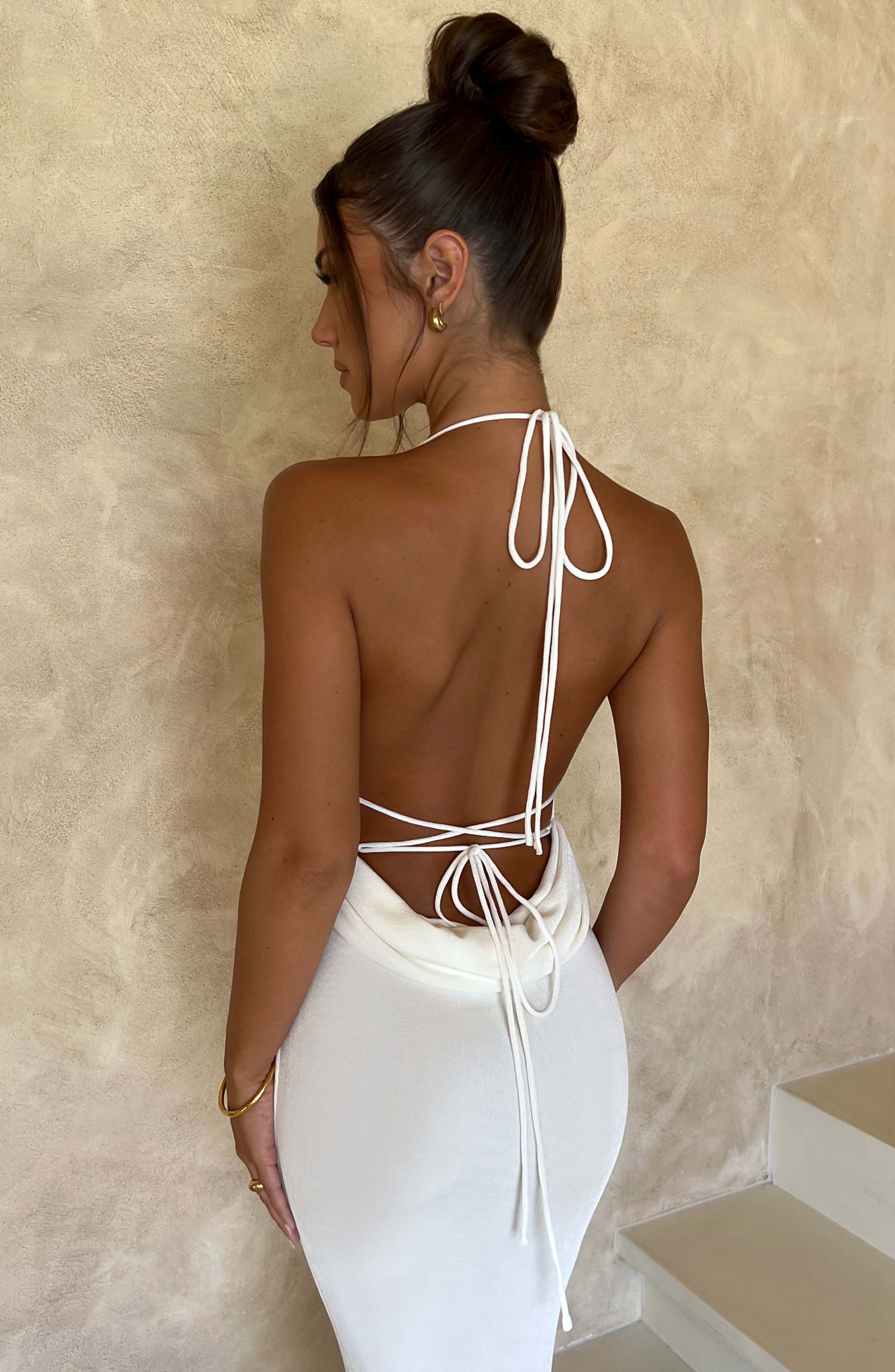Talisa Maxi Dress - Ivory Dress Babyboo Fashion Premium Exclusive Design