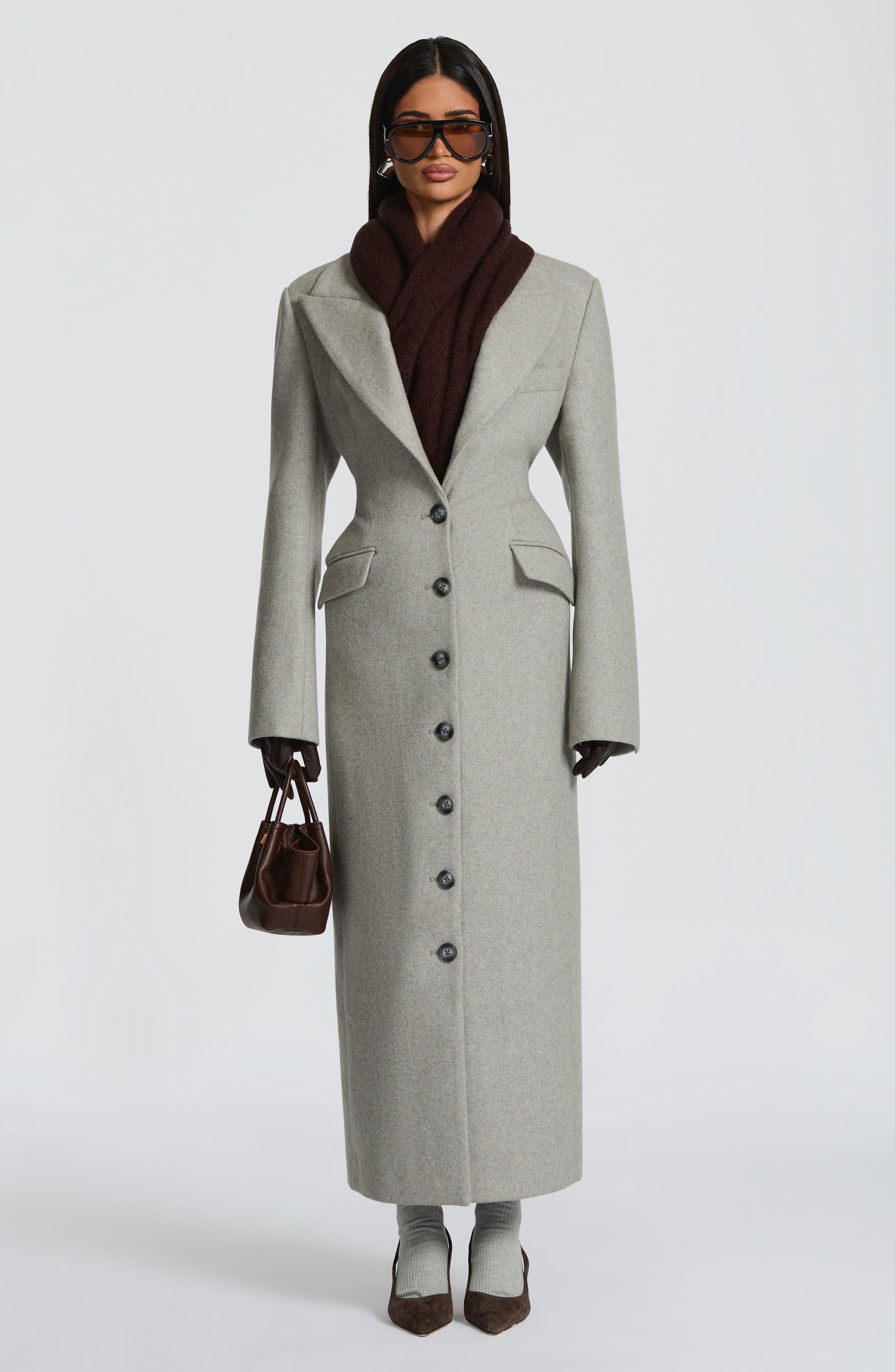 Ursula Coat - Light Grey Jacket Babyboo Fashion Premium Exclusive Design