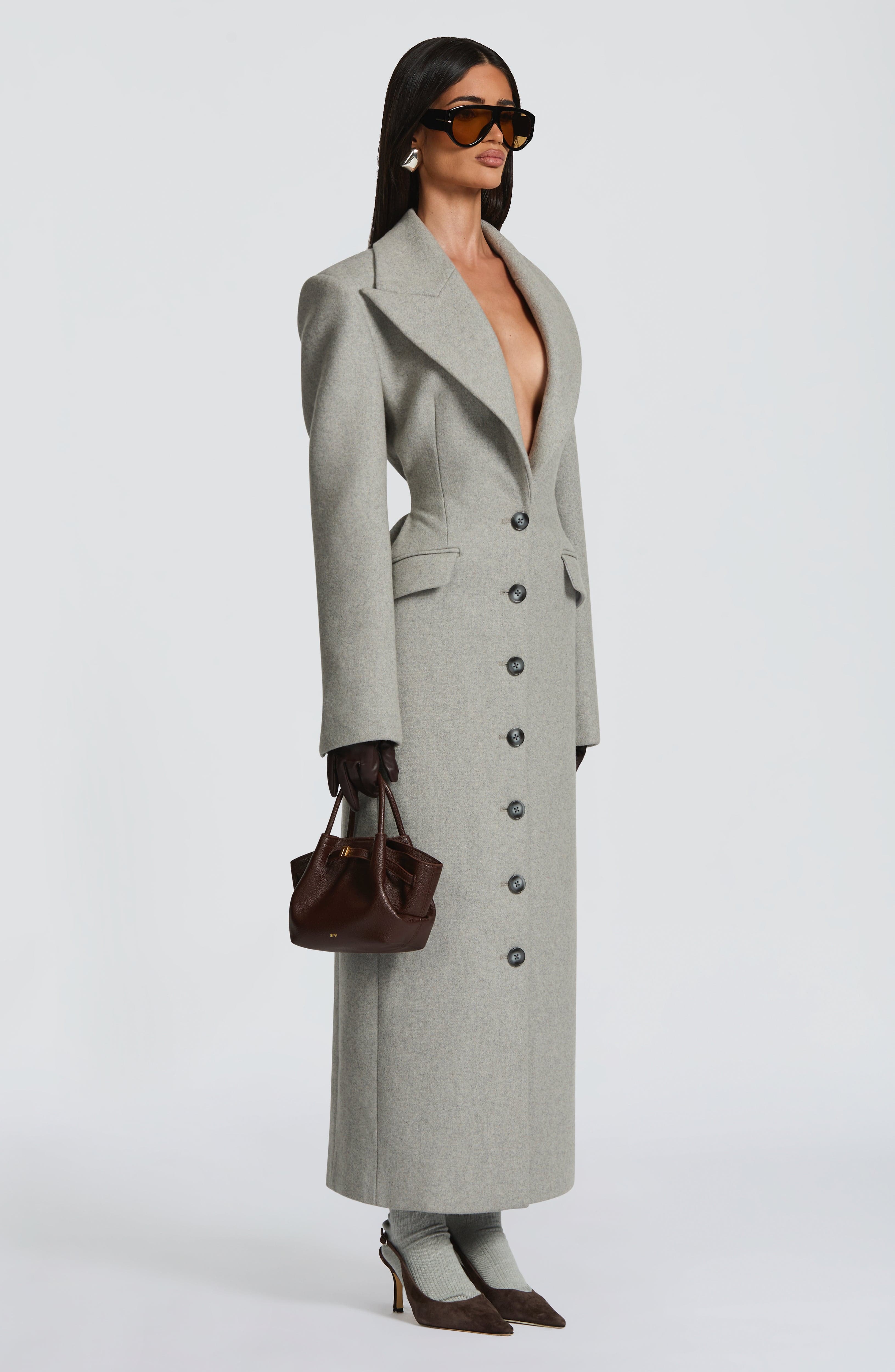 Ursula Coat - Light Grey Jacket Babyboo Fashion Premium Exclusive Design